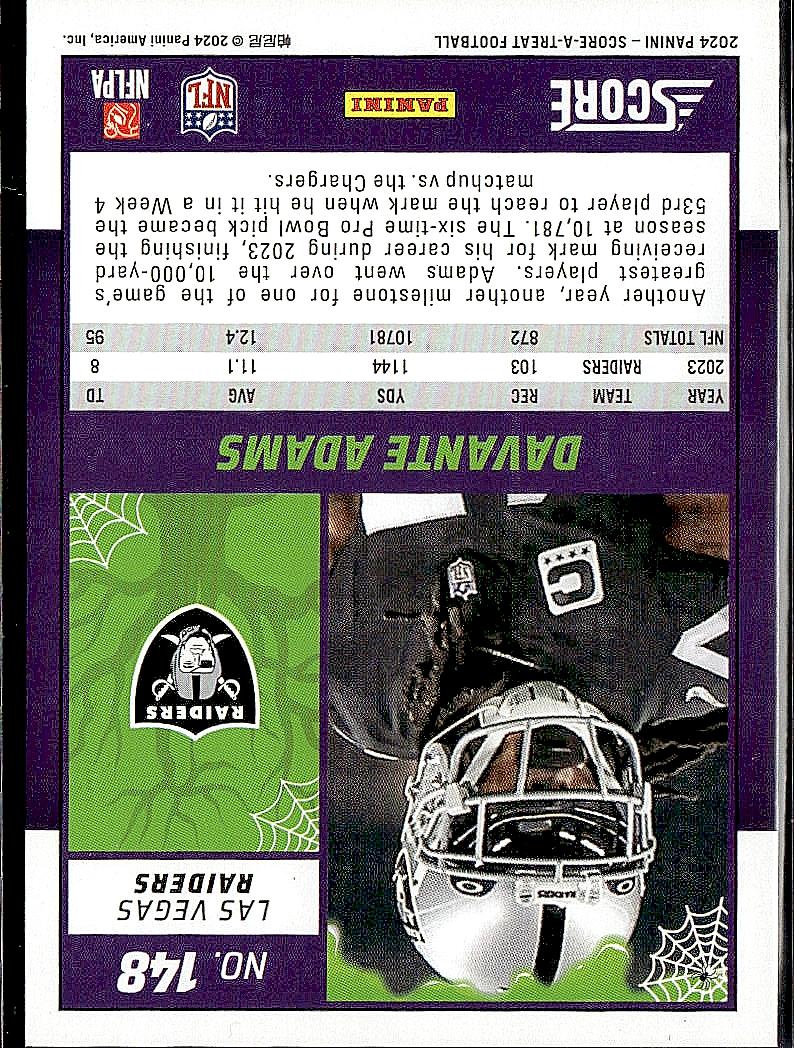 2024 Score-A-Treat #148 Davante Adams Green Bats