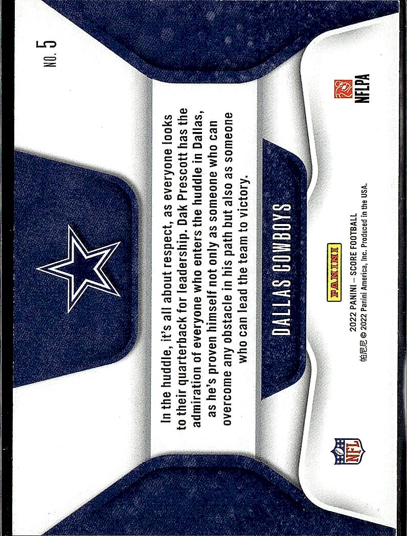 2023 Score #5 Dallas Cowboys Huddle Up