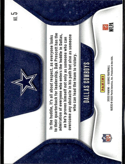 2023 Score #5 Dallas Cowboys Huddle Up