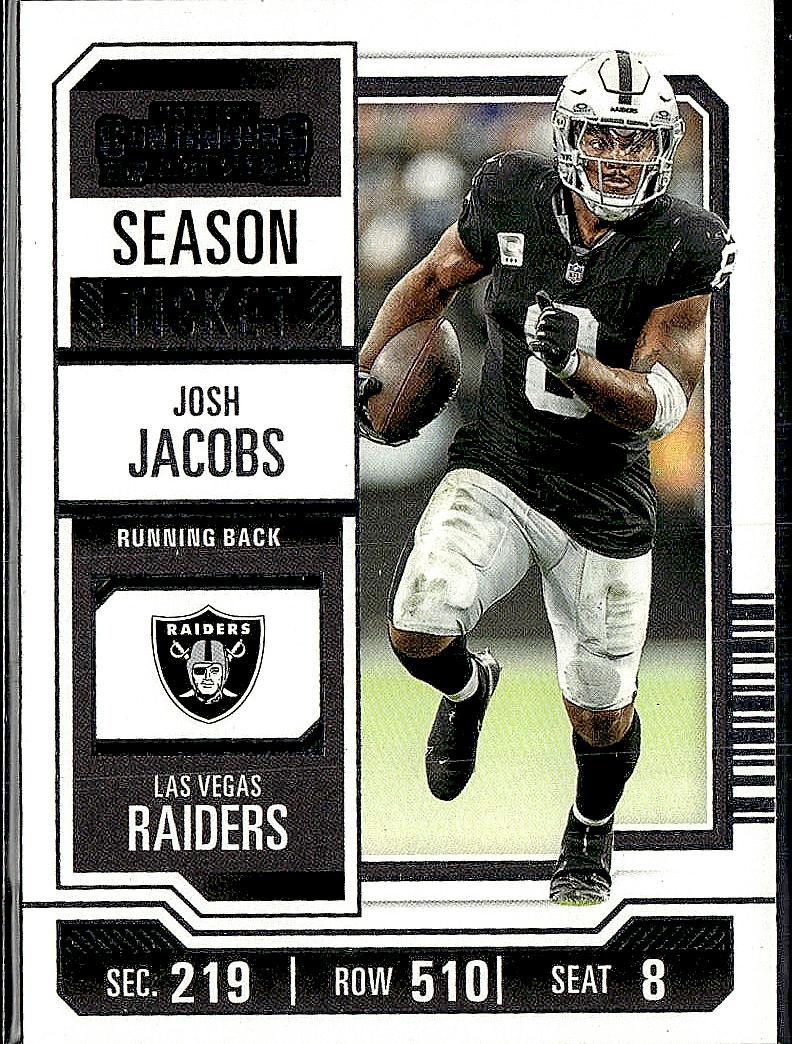 2023 Panini Contenders #55 Josh Jacobs