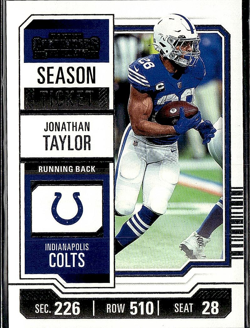 2023 Panini Contenders #43 Jonathan Taylor Season Ticket Retail