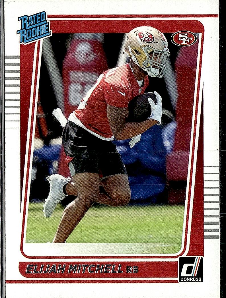2021 Donruss #312 Elijah Mitchell