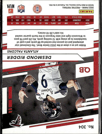 2022 Panini Prestige #304 Desmond Ridder