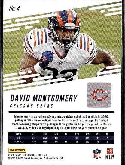 2021 Panini Prestige #4 David Montgomery