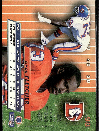 1992 Ultra #98 Simon Fletcher