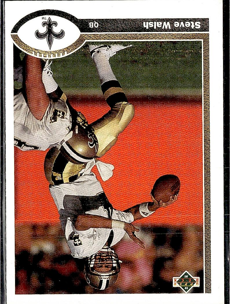1991 Upper Deck #395b Steve Walsh