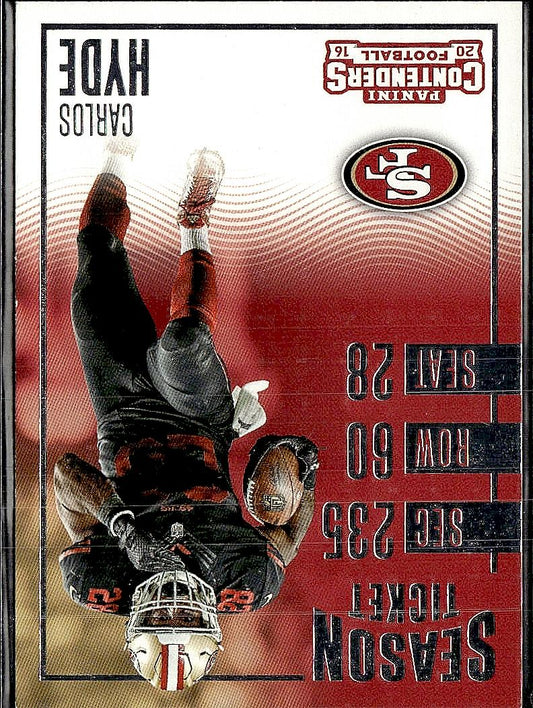 2016 Panini Contenders #20 Carlos Hyde