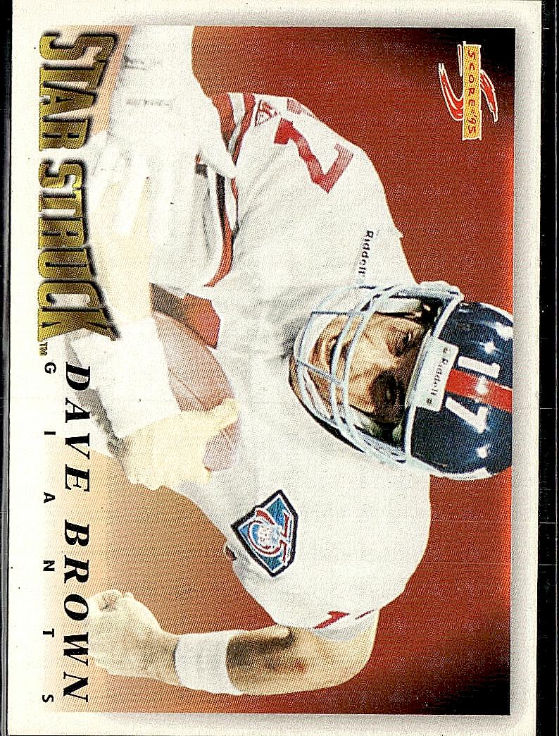 1995 Score #226 Dave Brown Promotional Backs
