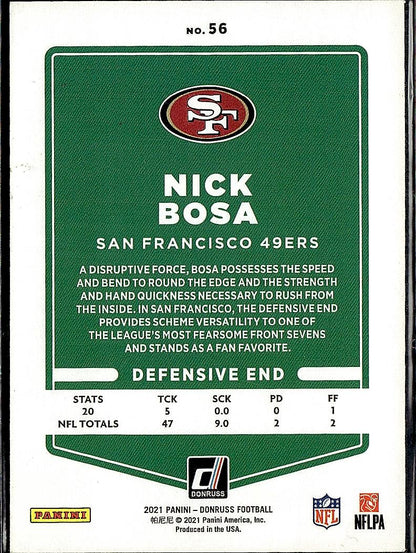 2021 Donruss #56 Nick Bosa