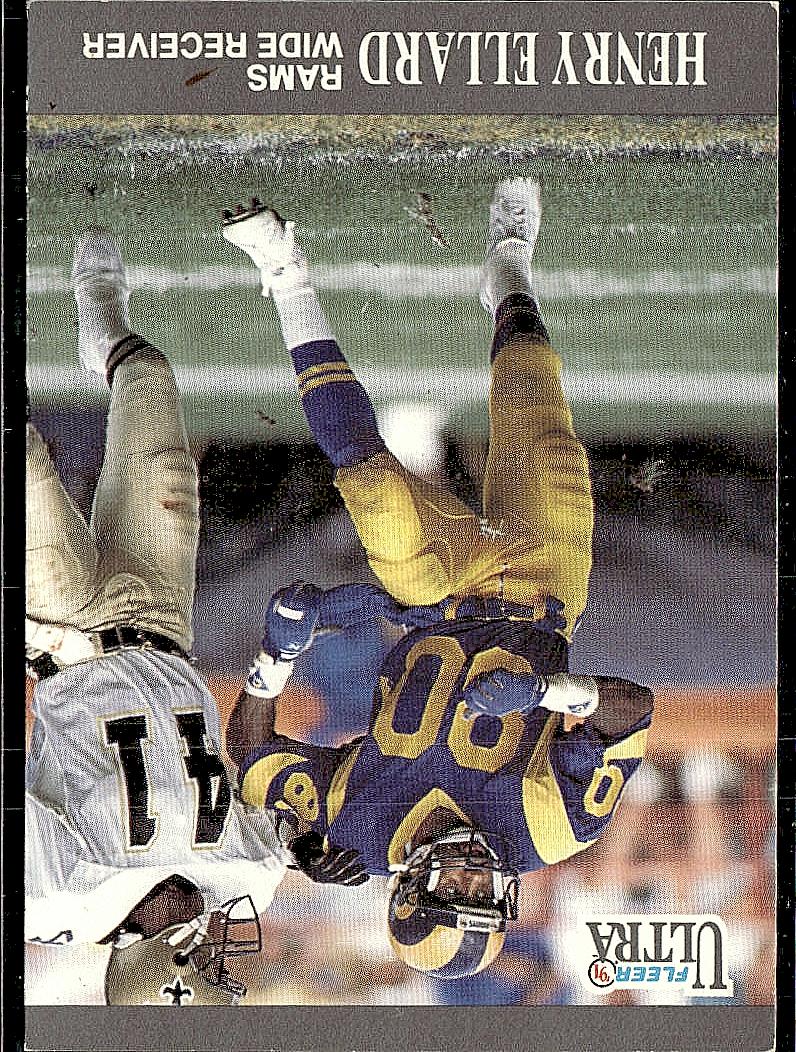 1991 Ultra #185 Henry Ellard