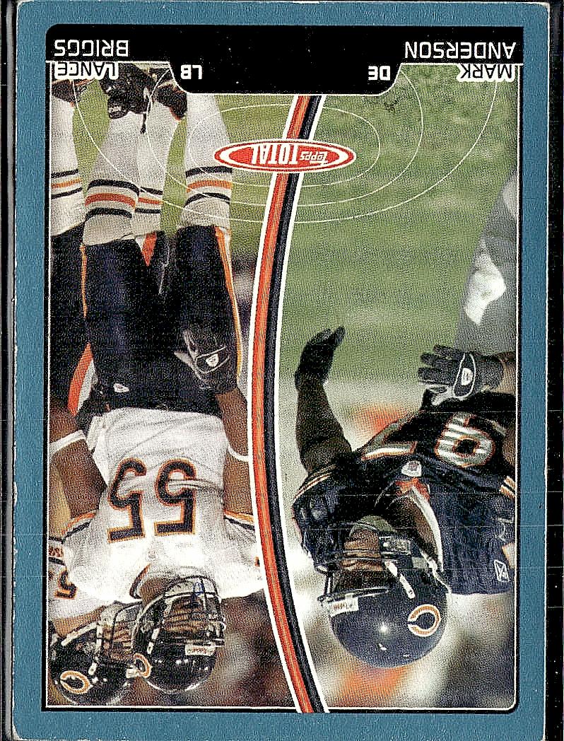 2007 Topps Total #376 Lance Briggs / Mark Anderson Blue