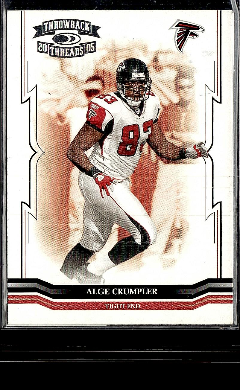 2005 Donruss Throwback Threads #9 Alge Crumpler