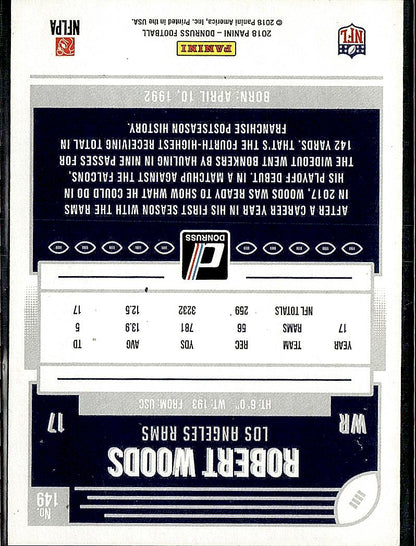 2018 Donruss #149 Robert Woods