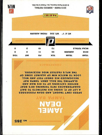 2019 Donruss #285 Jamel Dean