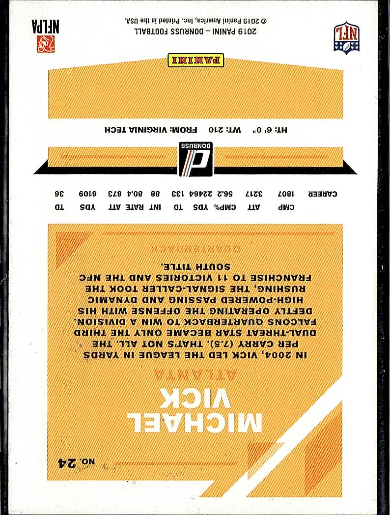 2019 Donruss #24 Michael Vick