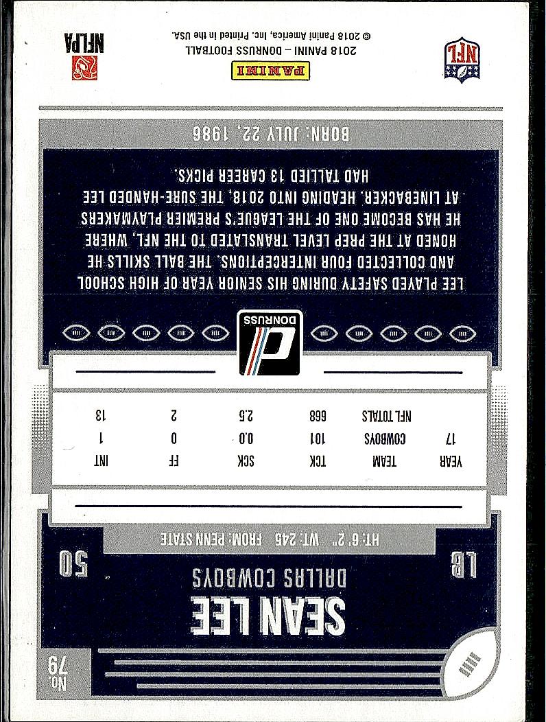 2018 Donruss #79 Sean Lee