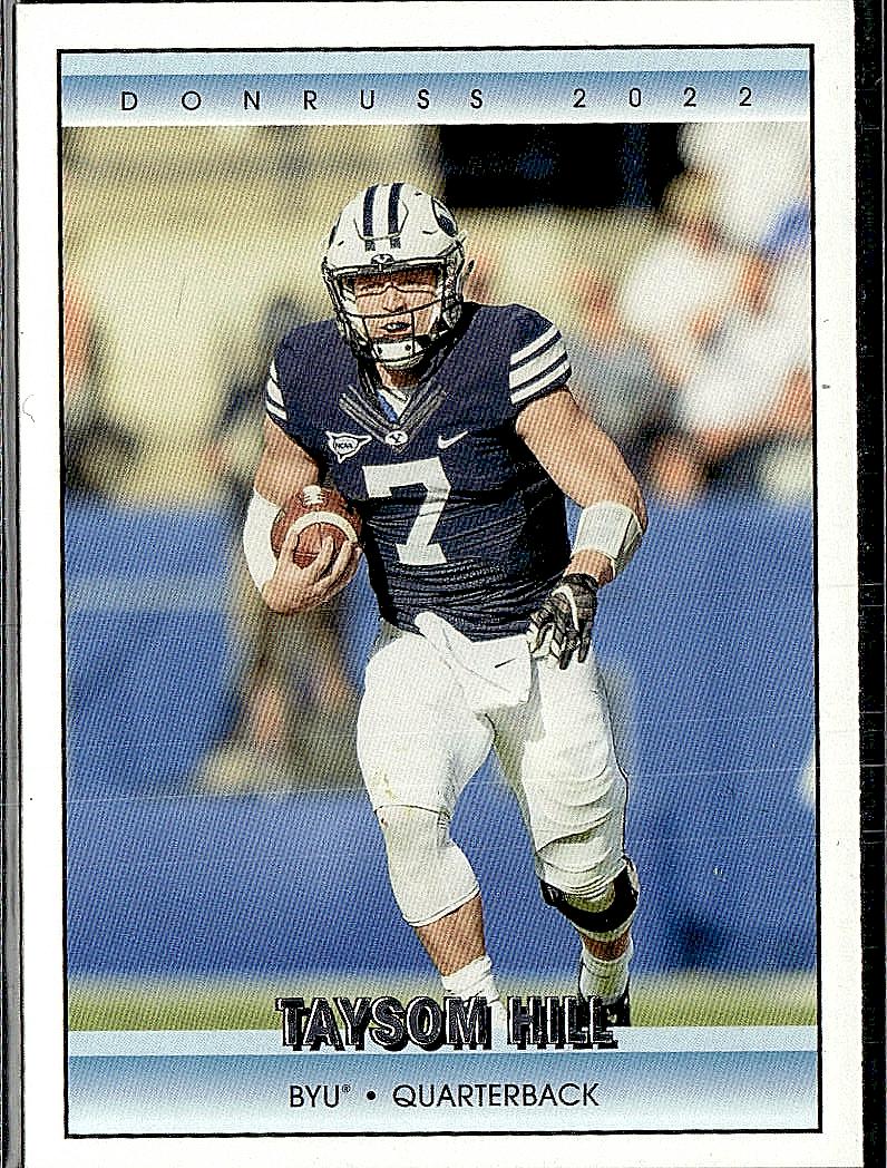 2022 Panini Chronicles Draft Picks #12 Taysom Hill Donruss Retro Pink
