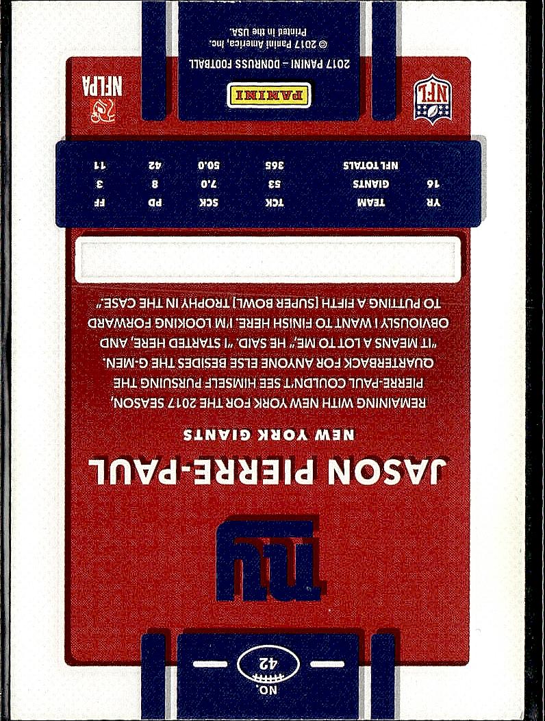 2017 Donruss #42 Jason Pierre-Paul