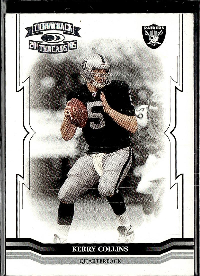 2005 Donruss Throwback Threads #106 Kerry Collins