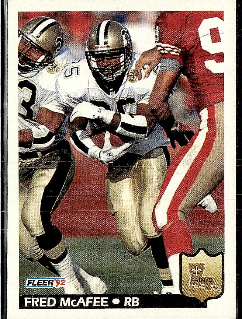 1992 Fleer #281 Fred McAfee