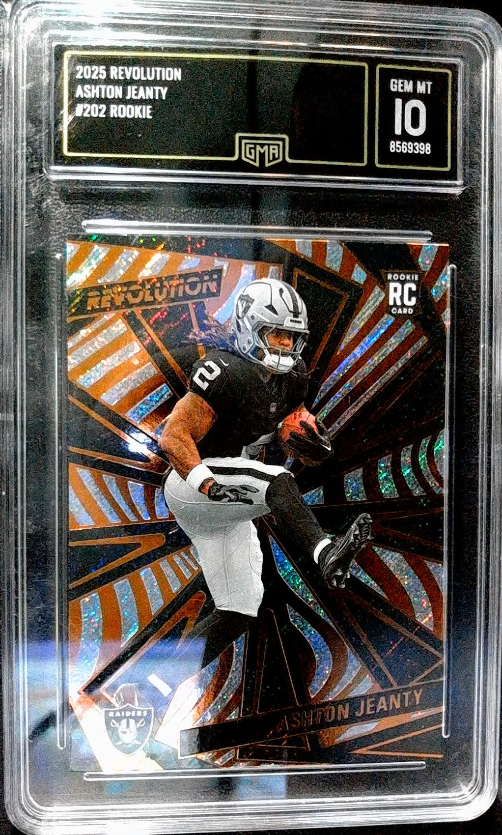 2025 Panini Revolution #202 Ashton Jeanty Red Astro GMA 10