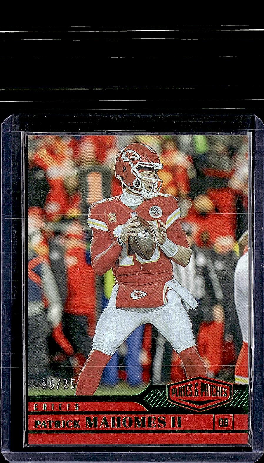 2023 Plates and Patches Patrick Mahomes II /25