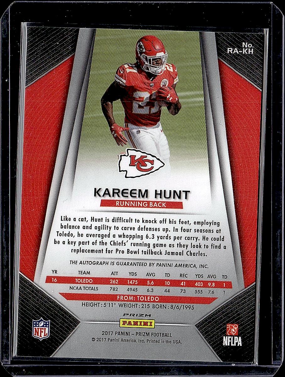 2017 Panini Prizm #253 Kareem Hunt Prizm