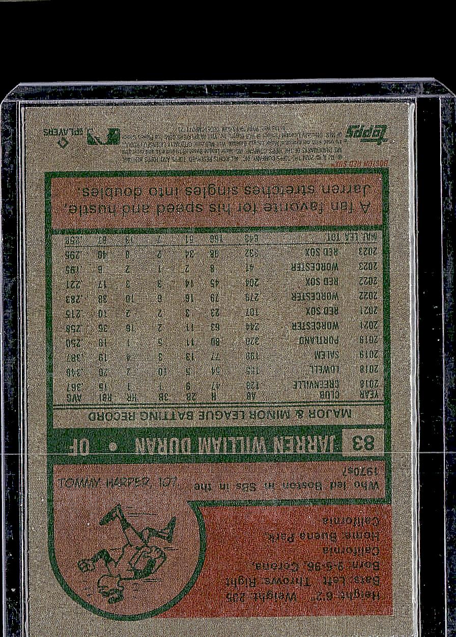 2024 Topps Heritage #83 Jarren Duran