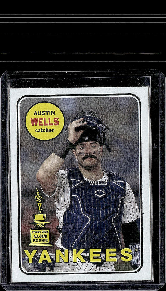 2025 Topps Heritage #H25-18 Austin Wells Heritage 25th Anniversary