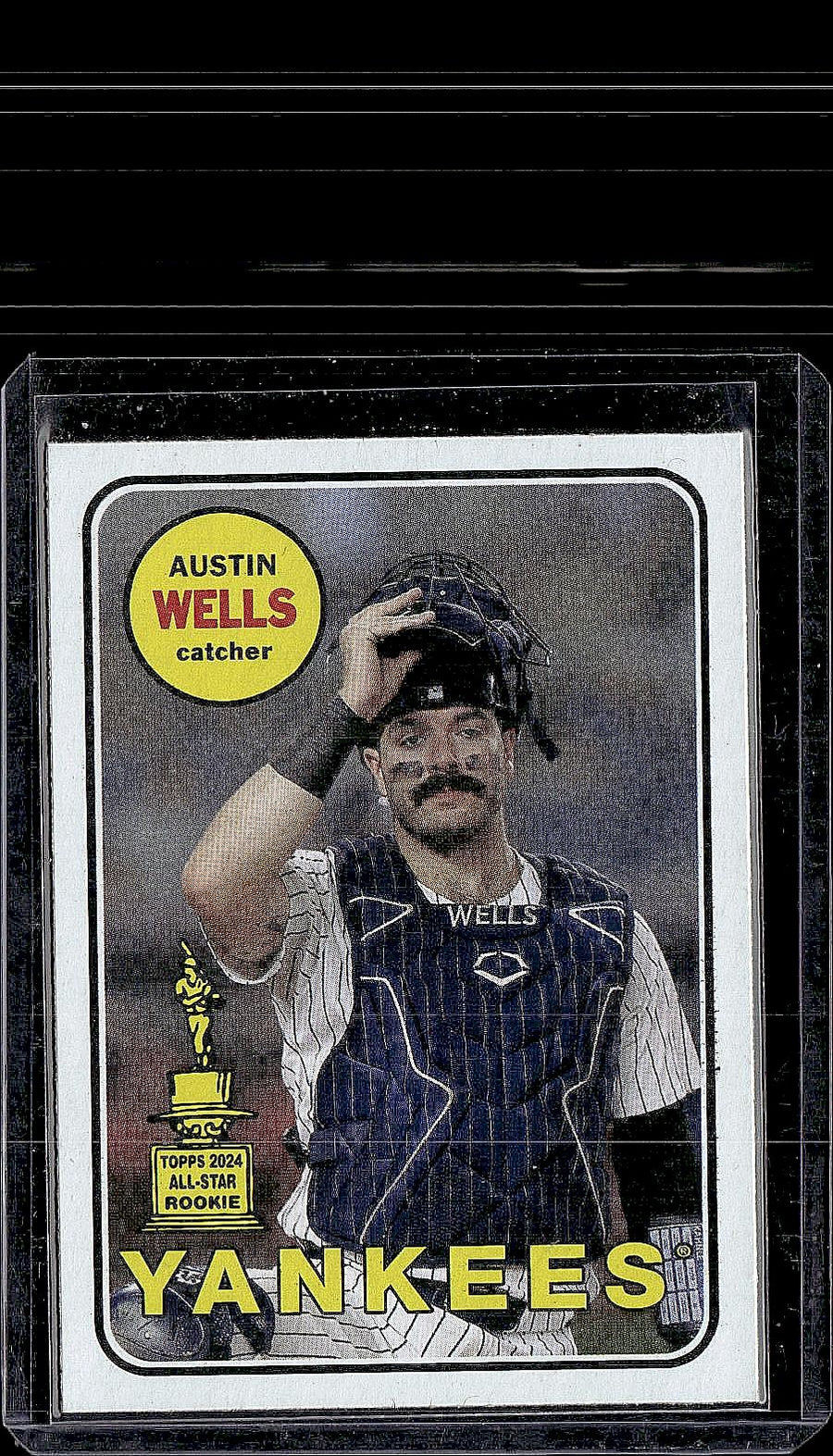 2025 Topps Heritage #H25-18 Austin Wells Heritage 25th Anniversary
