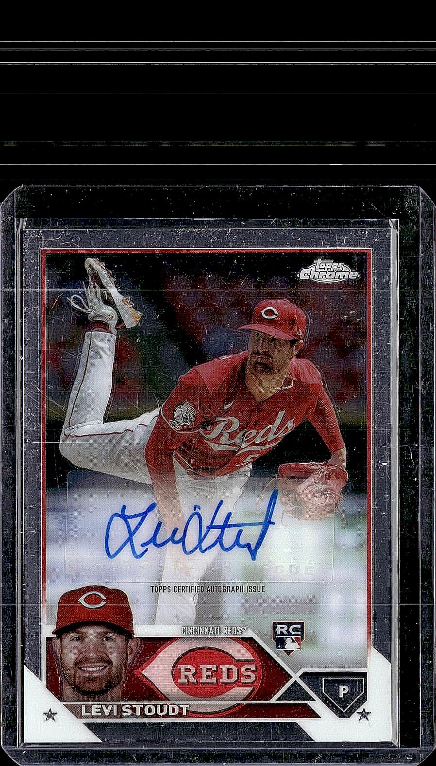 2023 Topps Chrome Update #AC-LS Levi Stoudt Autographs