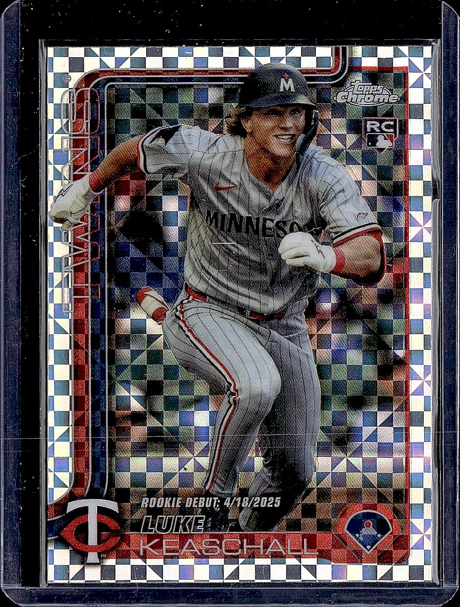 2025 Topps Chrome Update #USC134 Luke Keaschall X-Fractors