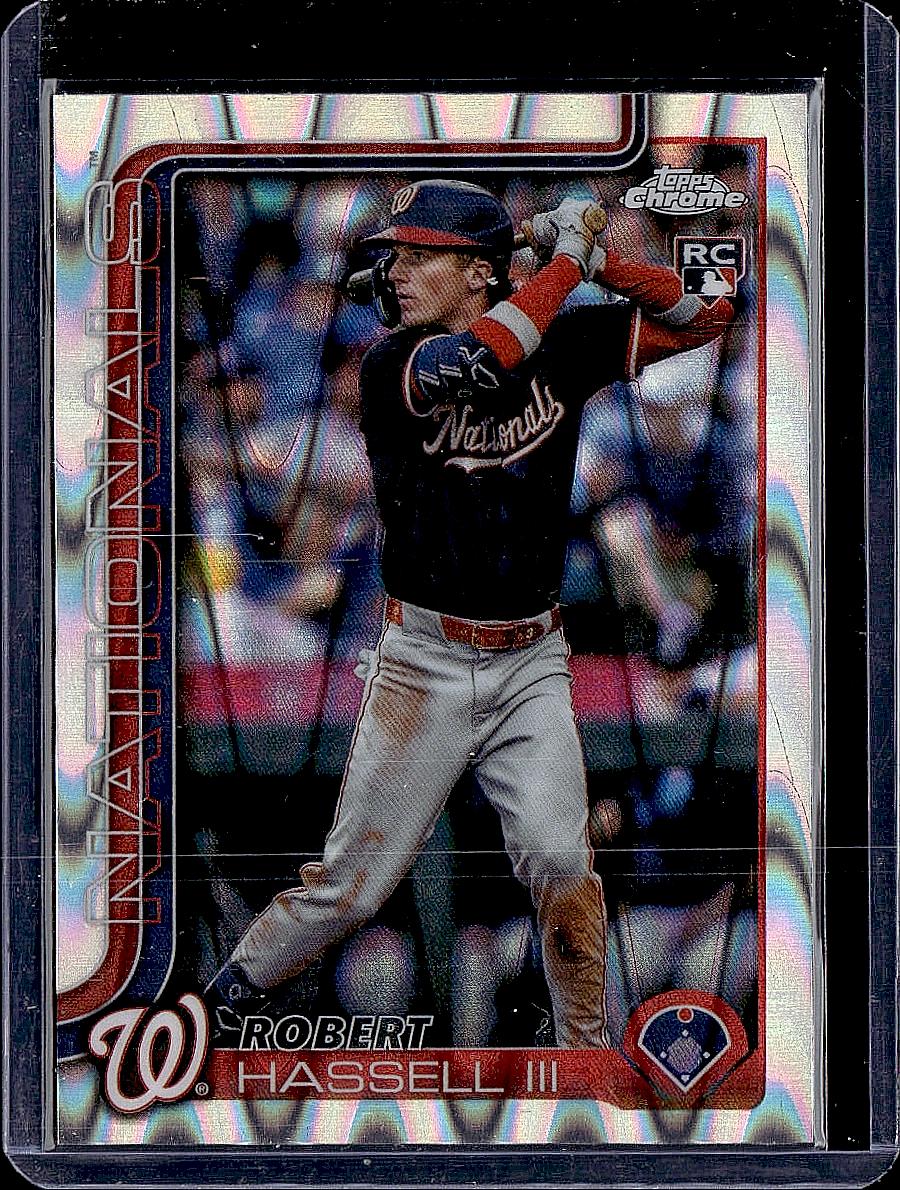 2025 Topps Chrome Update #USC154 Robert Hassell III RayWave Refractor