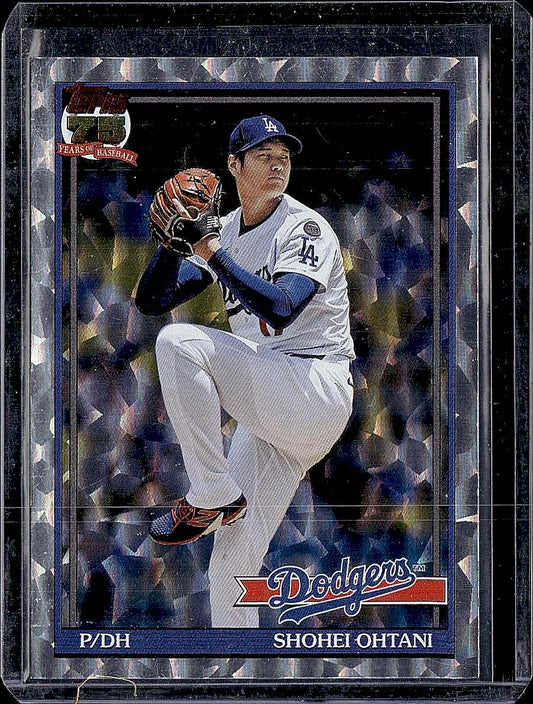 2026 Topps  Shohei Ohtani 1991 Topps Baseball 35th Anniversary Crackle Foil