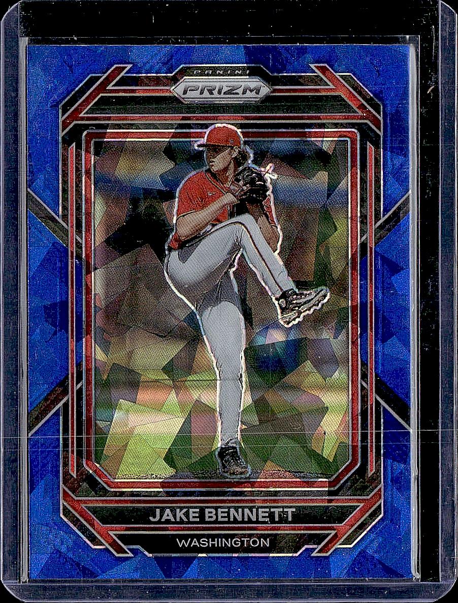 2023 Panini Prizm #51 Jake Bennett Blue Ice Prizms