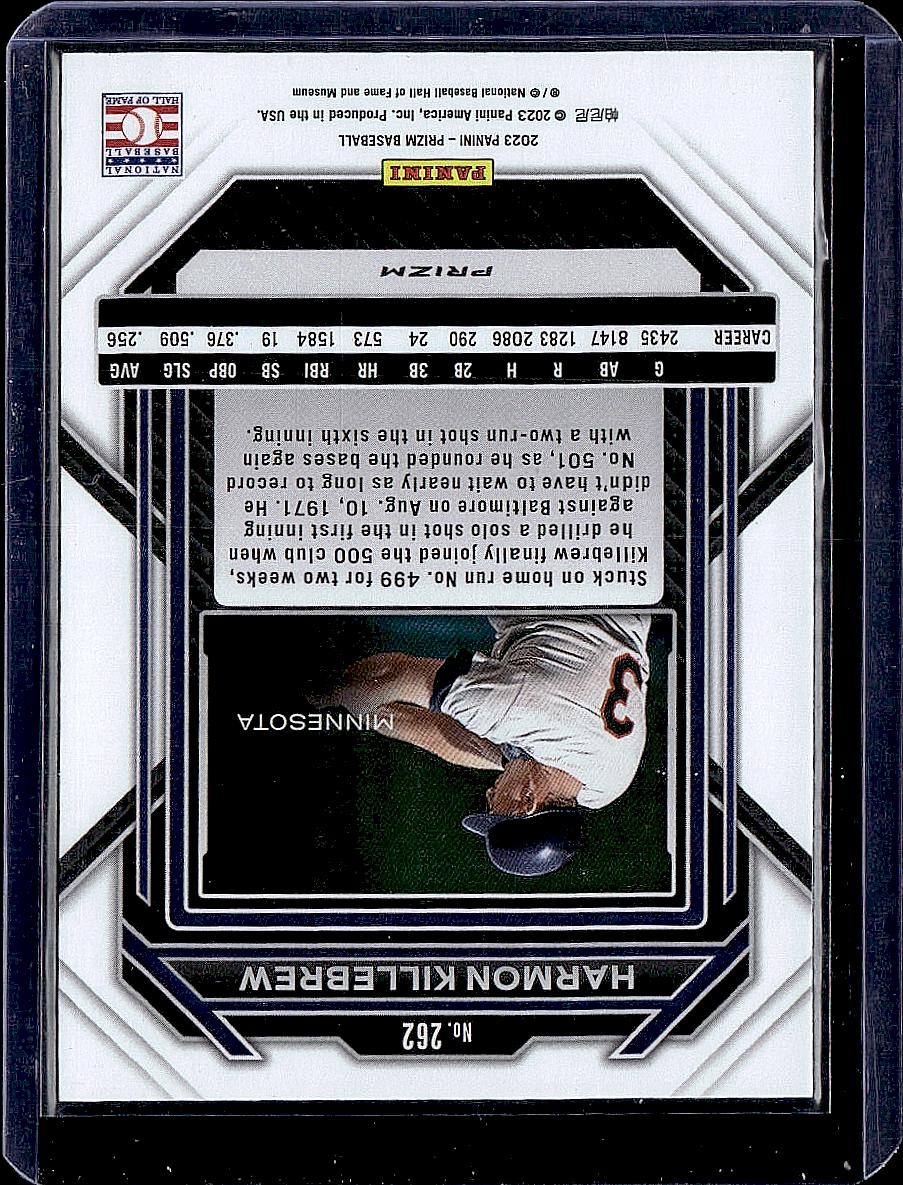 2023 Panini Prizm #262 Harmon Killebrew Blue Ice Prizms