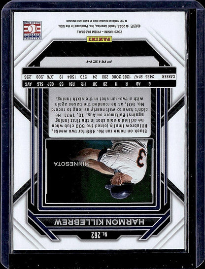 2023 Panini Prizm #262 Harmon Killebrew Blue Ice Prizms