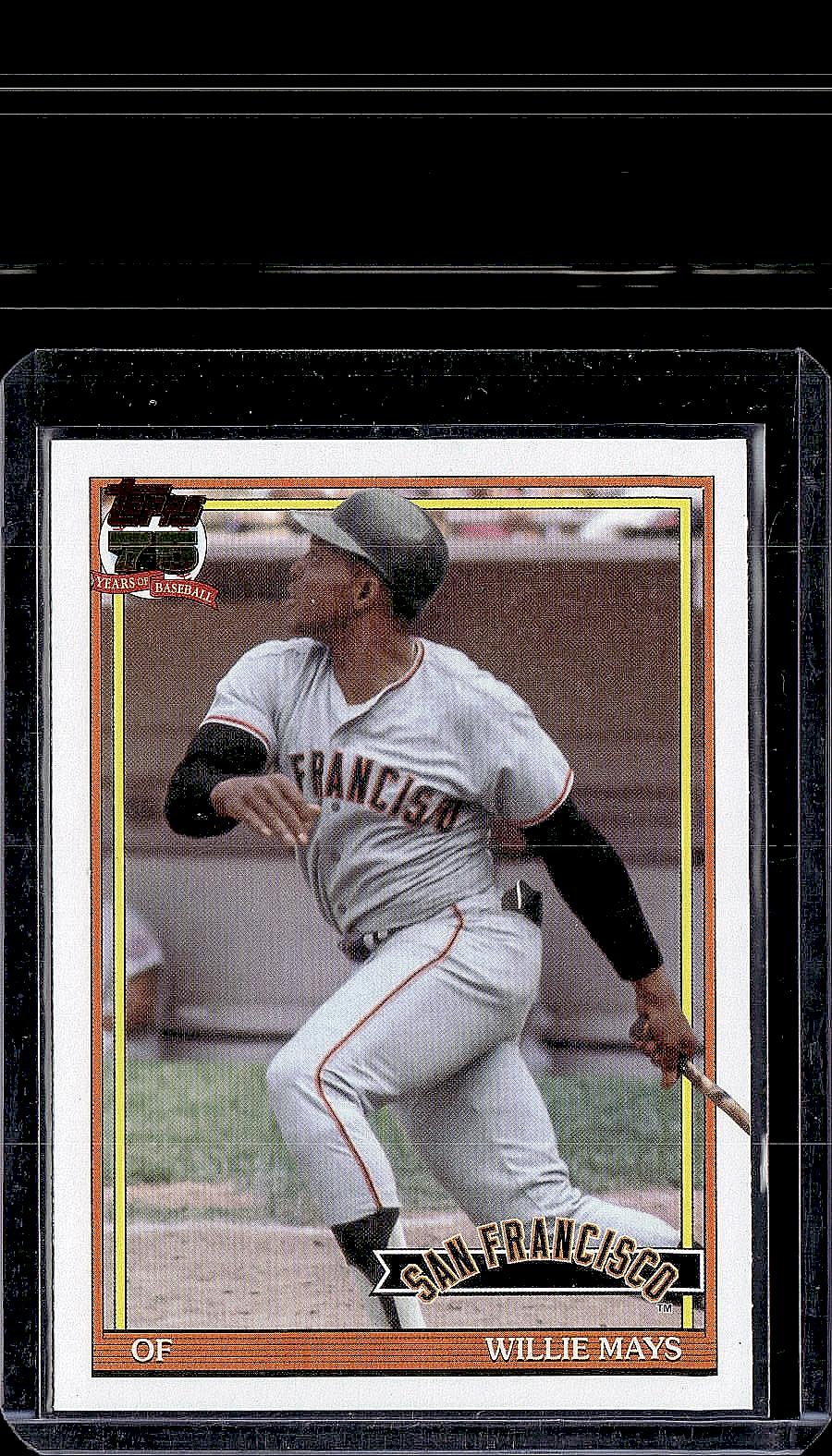 2026 Topps #91B2-17 Willie Mays 1991 Topps Baseball 35th Anniversary