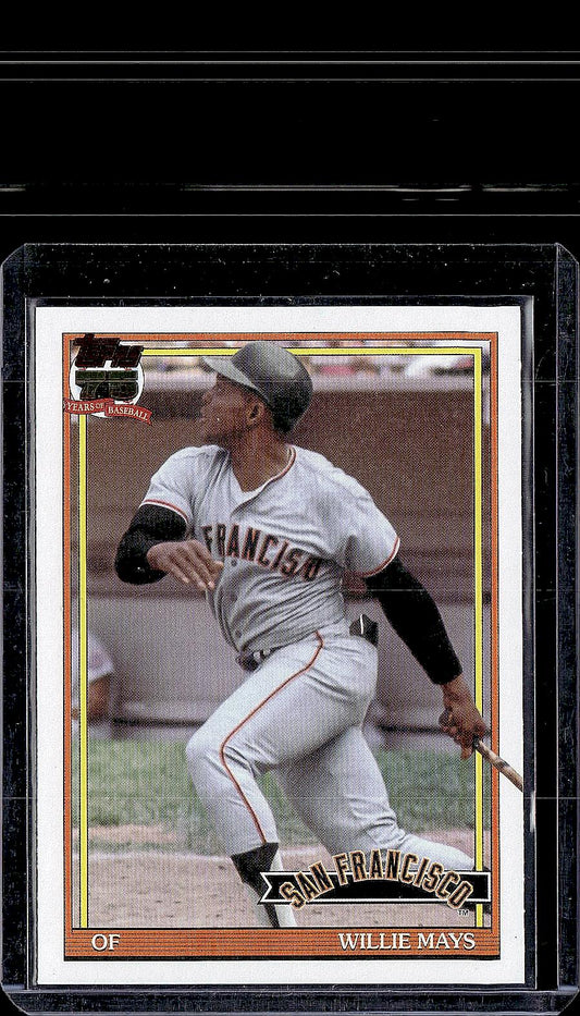 2026 Topps #91B2-17 Willie Mays 1991 Topps Baseball 35th Anniversary