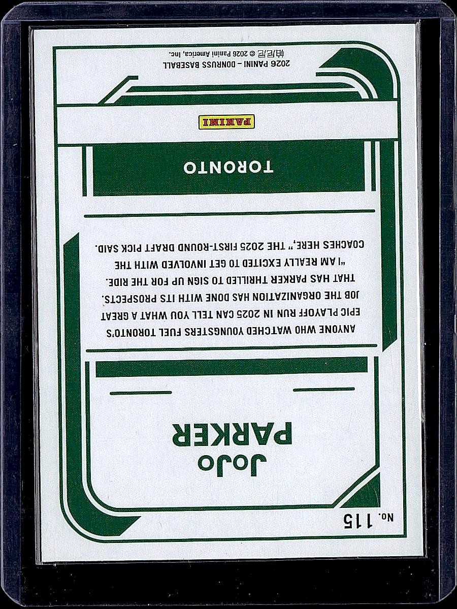 2026 Donruss #115 JoJo Parker Liberty
