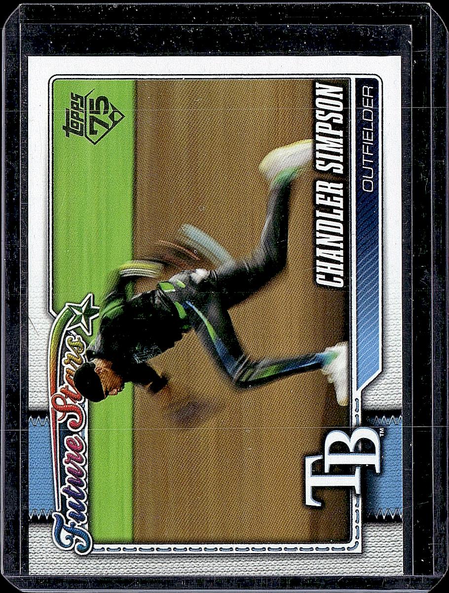 2026 Topps #342 Chandler Simpson Golden Mirror Variations