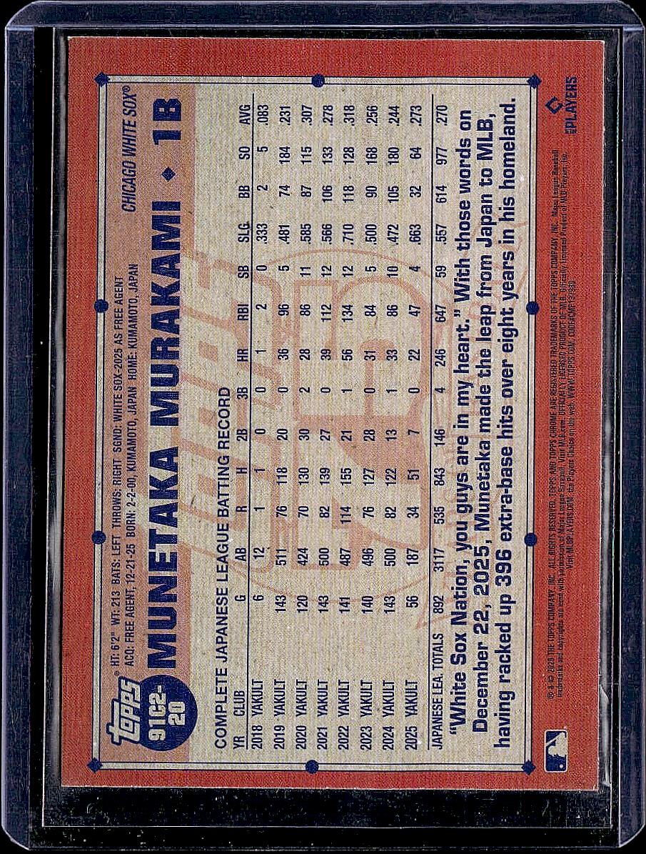2026 Topps #91C2-20 Munetaka Murakami 1991 Topps Baseball