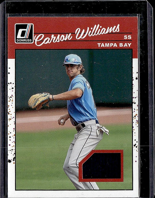 2023 Donruss #90M-CW Carson Williams Retro 1990 Materials