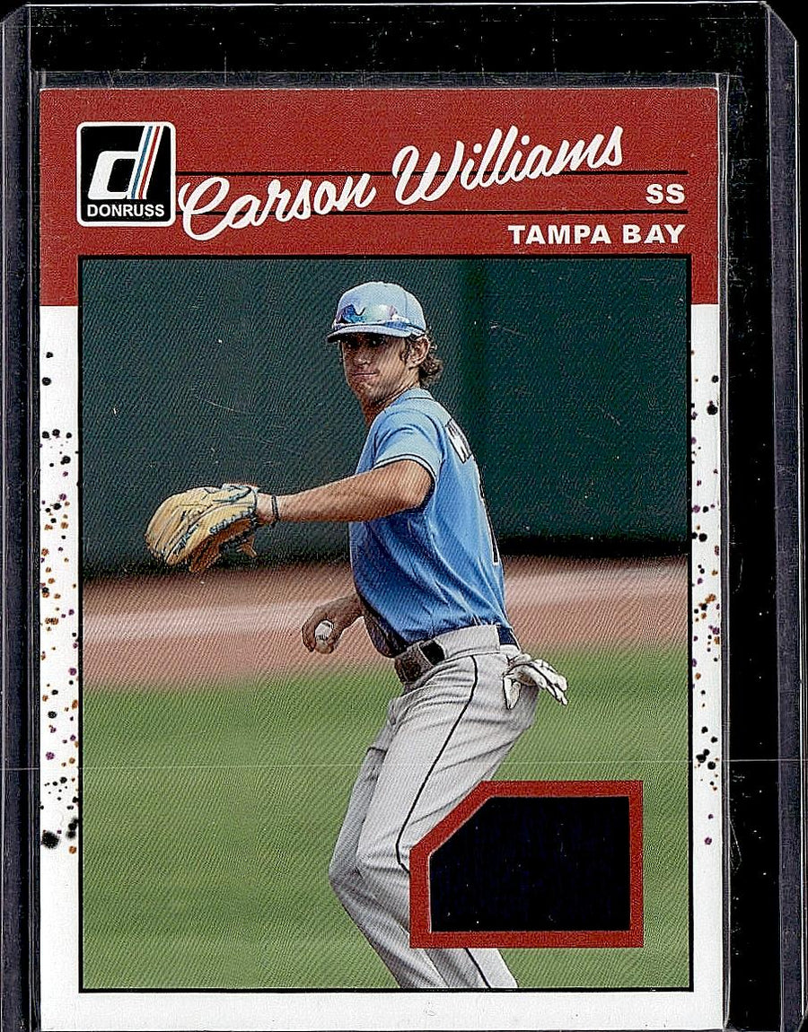 2023 Donruss #90M-CW Carson Williams Retro 1990 Materials