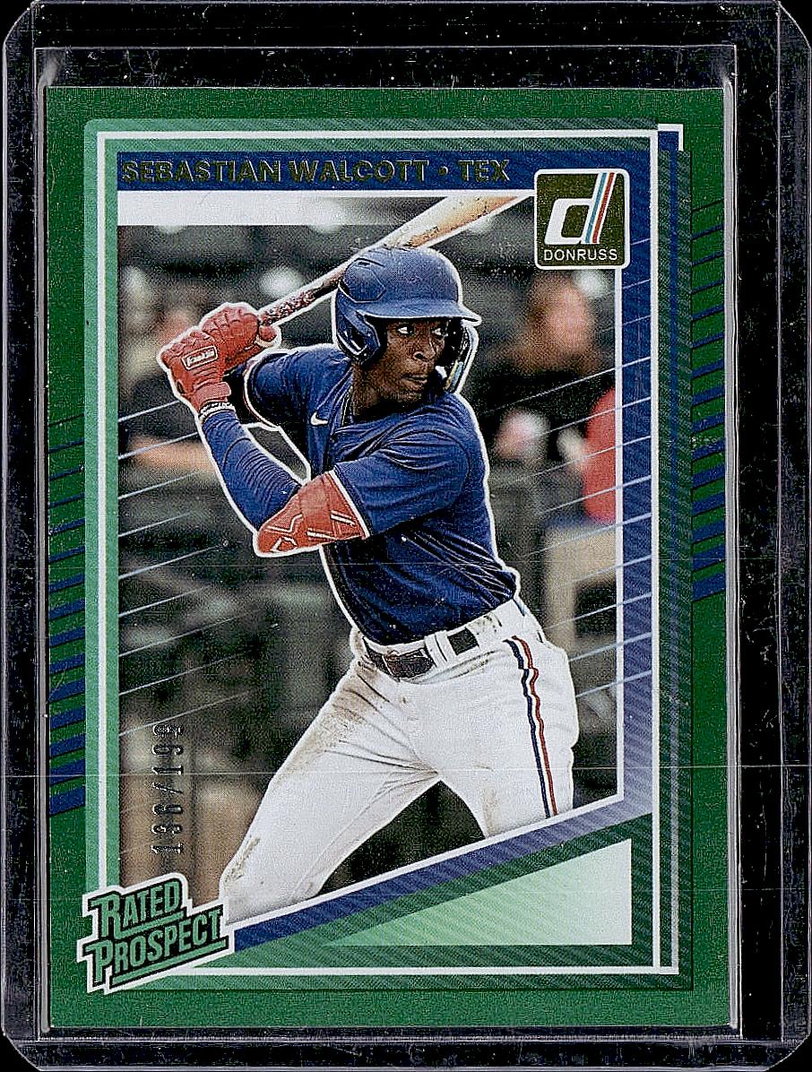 2025 Donruss #103 Sebastian Walcott Green #/199
