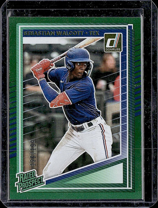 2025 Donruss #103 Sebastian Walcott Green #/199