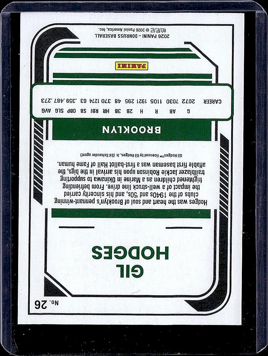 2026 Donruss #26 Gil Hodges Liberty