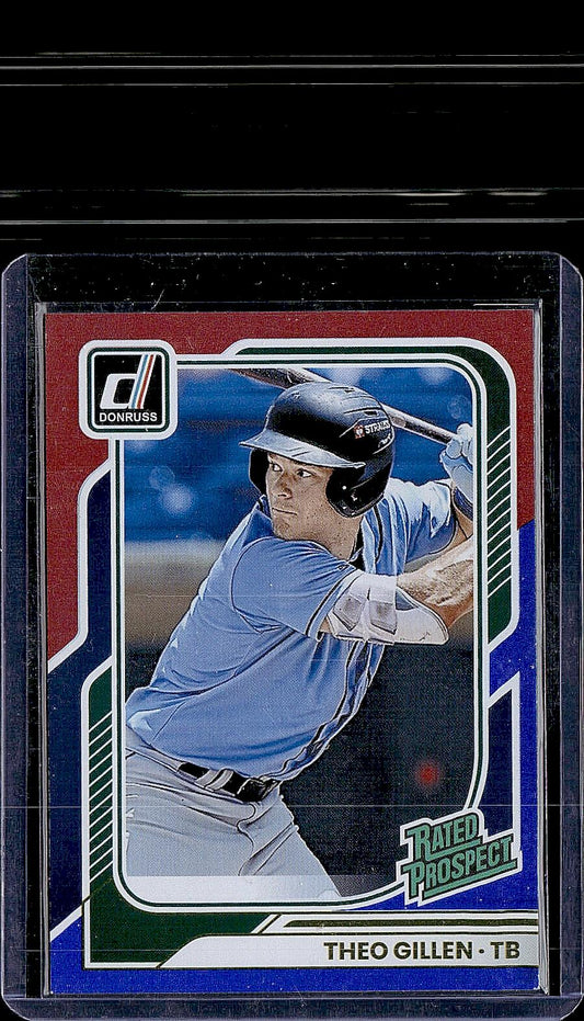 2026 Donruss #193 Theo Gillen Red and Blue