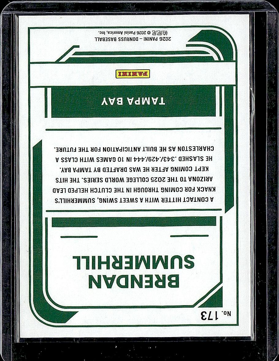 2026 Donruss #173 Brendan Summerhill Liberty