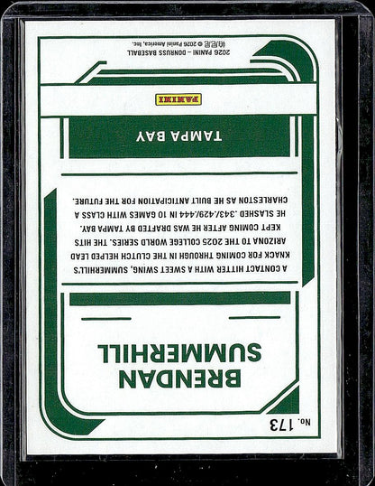 2026 Donruss #173 Brendan Summerhill Liberty